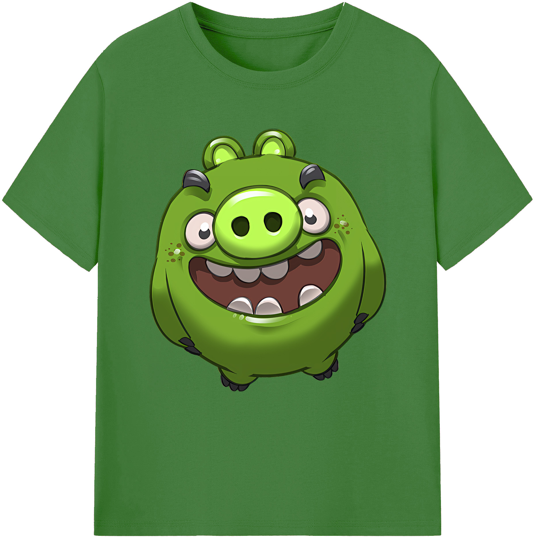 （画像用） Angry Birds アングリーバード レディースカジュアルプリントTシャツ（綿100％）